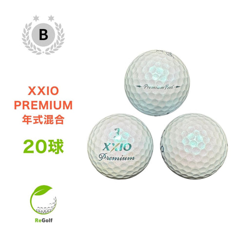 【中古】 ロストボール XXIO ゼクシオ プレミアム ロイヤルグリーン 年式混合 20球 Bランク ゴルフボール リゴルフ